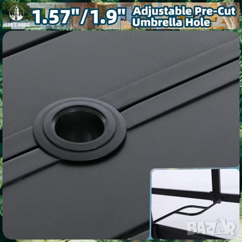 ПРОМОЦИЯ Голяма трапезна маса за външна употреба PV-326, снимка 3 - Градински мебели, декорация  - 38955085