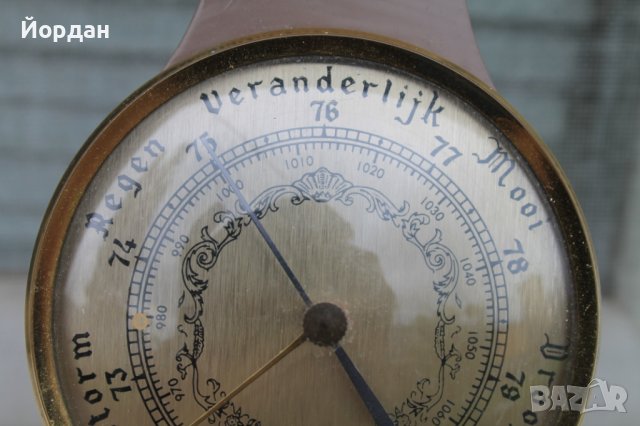 Барометър с термометър , снимка 6 - Други ценни предмети - 40405261