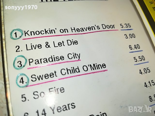 GUNS N ROSES-КАСЕТА 2301231756, снимка 11 - Аудио касети - 39408003