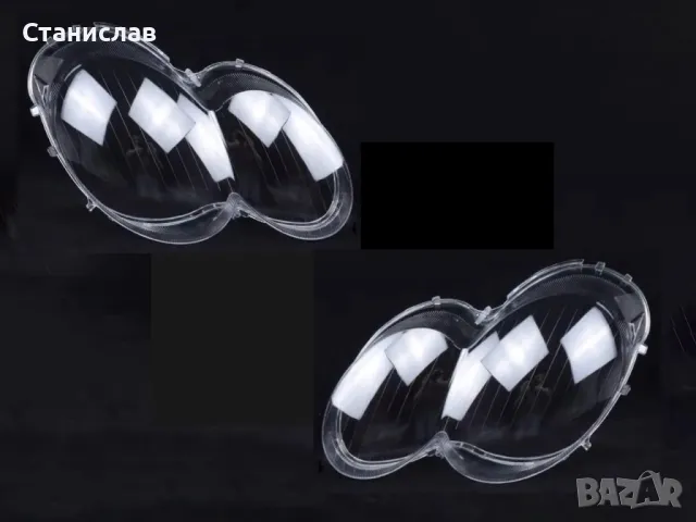 Стъкла (капаци) за фарове за Mercedes SL-Class R230, снимка 3 - Части - 47661161