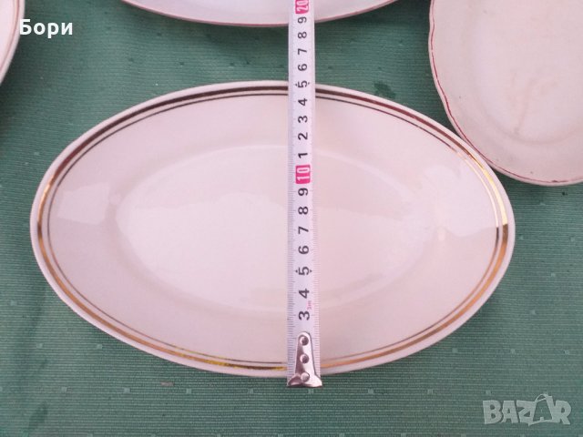 Български порцелан плата 6 броя, снимка 5 - Чинии - 32671211