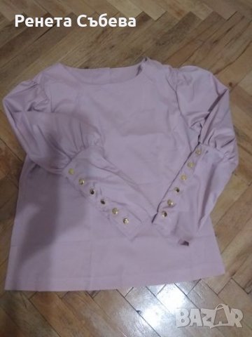 Нова блуза/ риза кожена пола, снимка 3 - Блузи с дълъг ръкав и пуловери - 27597318