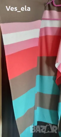 цветна отворена тънка памучна жилетка , снимка 2 - Жилетки - 49603109