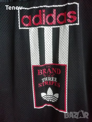 Adidas The Brand with The Three Stripes Vintage оригинална тениска Jersey, снимка 3 - Тениски - 43369931