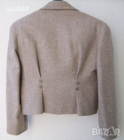 Дамско късо сако от вълна, снимка 6 - Сака - 27232424