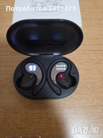 Безжични слушалки Rulefiss Q38, черни, Bluetooth 5.3, 48 часа време за възпроизвеждане, снимка 3 - Bluetooth слушалки - 51956031