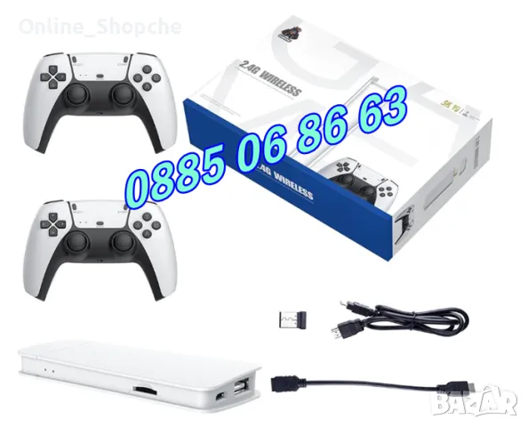 Безжична ретро конзола GAME STICK HD с 30000 игри и два джойстика, ретро игра, снимка 2 - Други игри и конзоли - 50303404