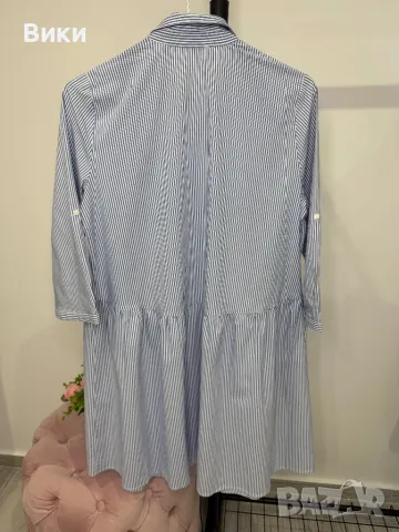 Рокля тип риза подходяща за S-M, снимка 16 - Рокли - 48488099