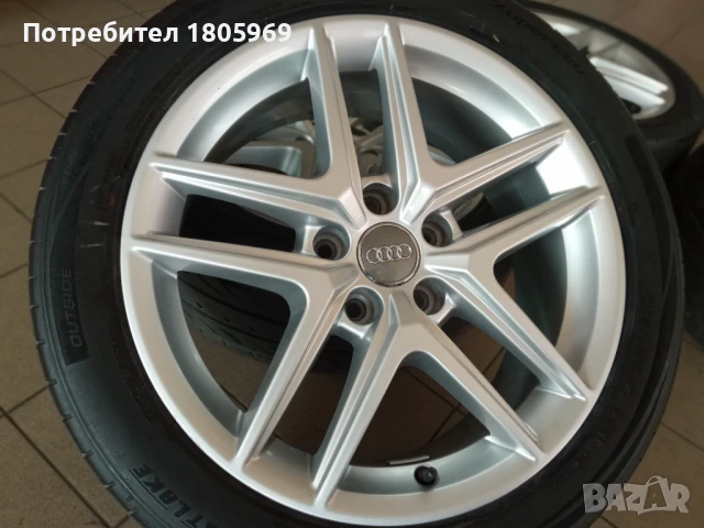 4бр. ал. джанти Audi (оригинални) 5x112, 6,5x 17 , ET28