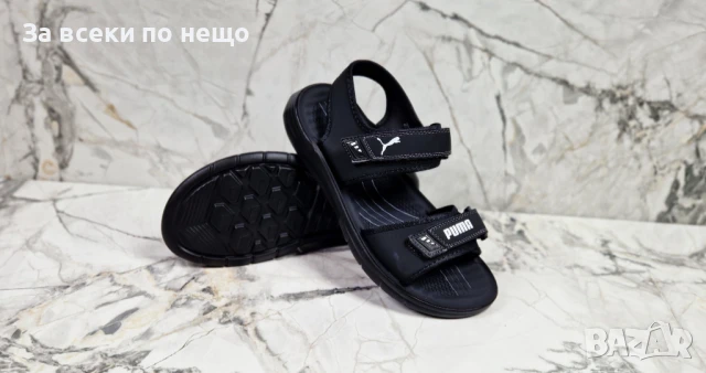 Puma Мъжки Черни Ежедневни Сандали Пума Код P707, снимка 4 - Мъжки сандали - 50585060