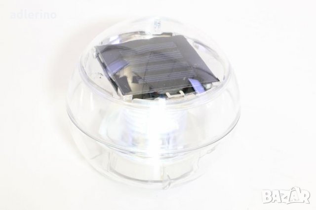 Соларен светещ овал за басейн, фонтан, бял, декорация за басейн, снимка 2 - Лед осветление - 34533609