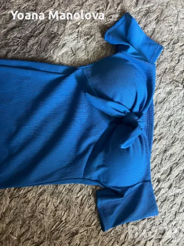 Синя рокля, снимка 3 - Рокли - 50333406