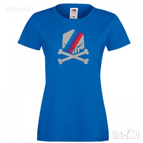 Дамска тениска BMW Motorsport Power Skull, снимка 3 - Тениски - 32837227