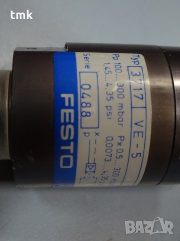 Пневматичен клапан Festo 3717 VE-5, снимка 7 - Резервни части за машини - 32844630