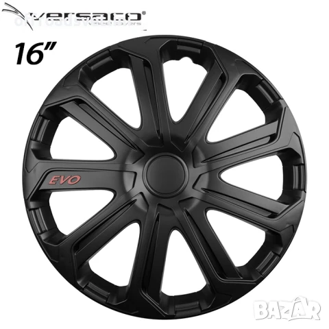 4 Броя Тасове за джанти 16'' Versaco Evo Black