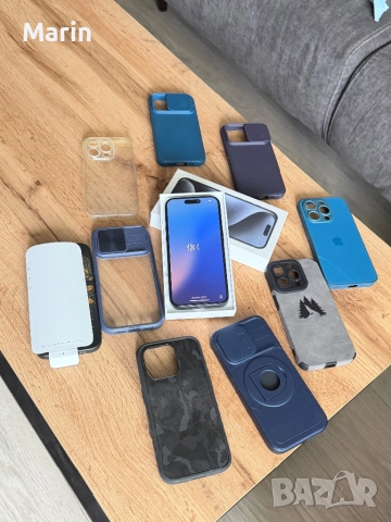 Apple iPhone 15 Pro Blue Titanium , снимка 4 - Apple iPhone - 52306703