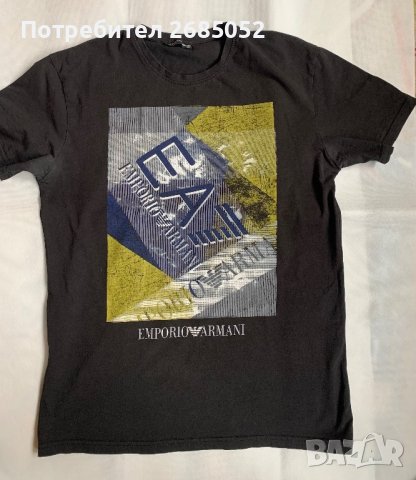 Мъжка тениска с къс ръкав размер М, снимка 1 - Тениски - 40850314