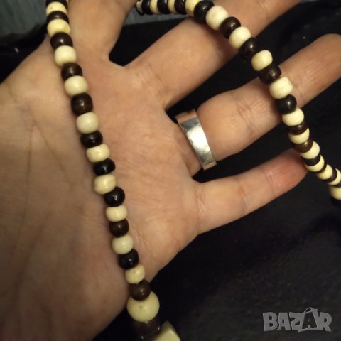 намаление Огърлица ръчно изработена от биволски рога, снимка 6 - Колиета, медальони, синджири - 38164883