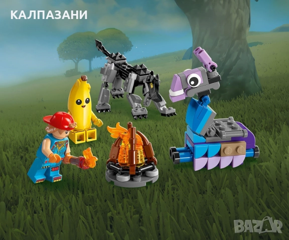 LEGO® Fortnite 77075 - Лагерът на Peely и Sparkplug, снимка 9 - Конструктори - 52089605