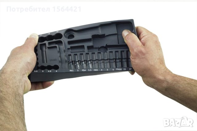 гедоре, гидория 1/2” PROXXON 29 ч., ключ,  Германия, снимка 10 - Куфари с инструменти - 26297166