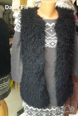 Черен рошав елек 