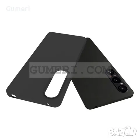 Силиконов Гръб - Черен Мат за Sony Xperia 1 VI, снимка 2 - Калъфи, кейсове - 48433718