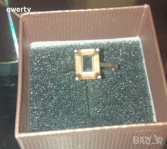 сребърни обеци и сребърен пръстен с камък султанит, снимка 8 - Бижутерийни комплекти - 43645194