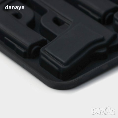 4446 Силиконова форма за шоколад и лед Пистолет, снимка 10 - Форми - 44115369