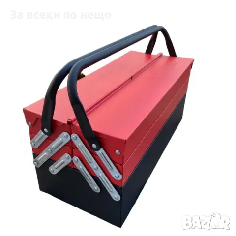 Сгъваем метален куфар с инструменти 86 части StahlMayer, снимка 5 - Куфари с инструменти - 50327292