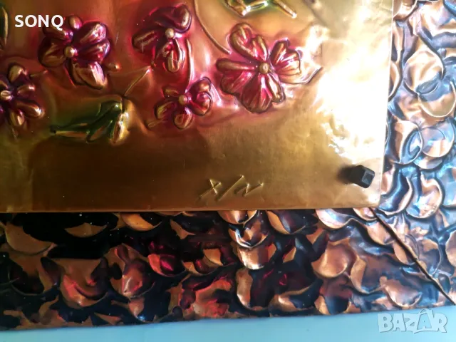 Невероятно Красиво Старо Медно Пано, снимка 6 - Пана - 47455909