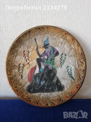 Жардиниера тип гондола, винтидж купа за плодове. Ваза и чиния гръцки мотиви от митологията. , снимка 13 - Антикварни и старинни предмети - 52931063