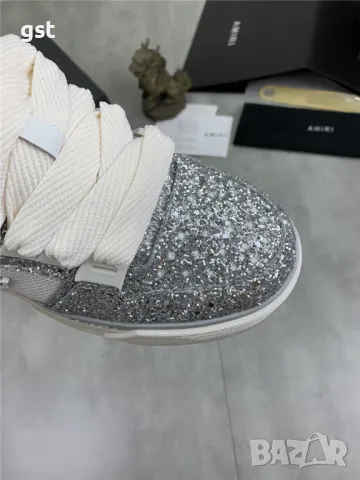 Редки Amiri White Diamond 💎 дизайнерски Маратонки Унисекс Мъжки дамски кецове , снимка 4 - Маратонки - 50074843