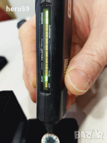 Златен пръстен с брилянти и топаз-злато 14 к., снимка 10 - Пръстени - 43553662