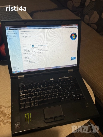 Лаптоп Lenovo 300 N200+Мишка и подложка , снимка 2 - Лаптопи за работа - 46513415
