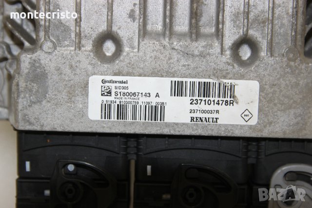 Моторен компютър ECU Renault Scenic III (2009-2012г.) S180067143A / 237101478R / 237100037R, снимка 2 - Части - 44110562