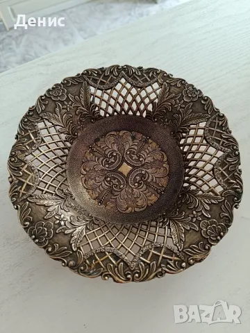 месингова фруктиера Italy 342, снимка 1