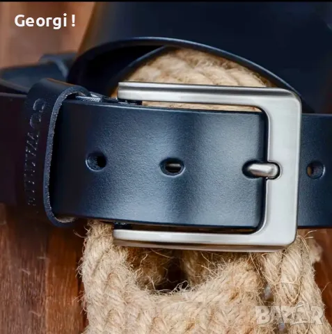 Мъжки, Премиум Спортен Кожен Колан COWATHER*/ Естествена телешка кожа!, снимка 2 - Колани - 49757236