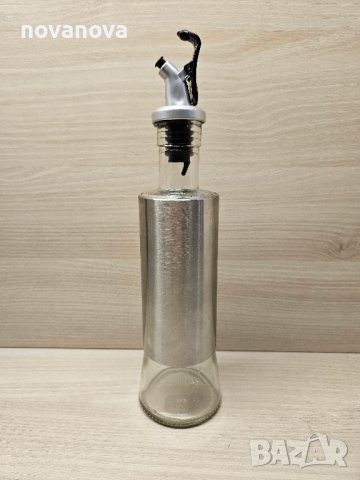 Стъклена бутилка с дозатор за зехтин , олио или оцет, снимка 9 - Аксесоари за кухня - 43341995