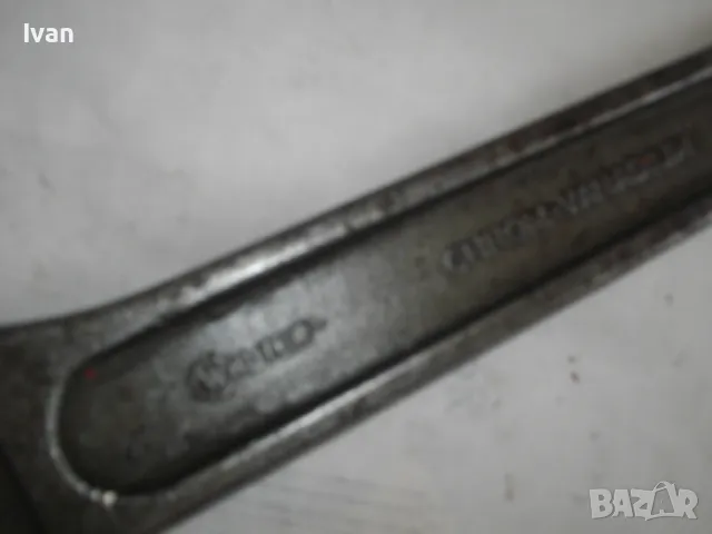 ТРЕСЧОТЪЧЕН КАМИОНАДЖИЙСКИ КЛЮЧ ШАРНИРЕН РАЗДВИЖЕН 36мм ЗВЕЗДА НЕМСКИ ГОЛЯМ WALTER СТАРО КАЧЕСТВО , снимка 13 - Други инструменти - 48228748