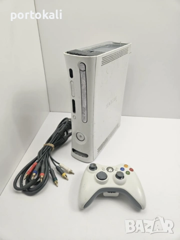 ЕксБокс Xbox 360 + джойстик кабели, снимка 4 - Xbox конзоли - 53385338