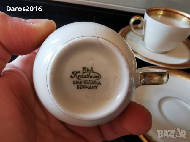 Сервиз за кафе порцелан Krautheim , снимка 13 - Сервизи - 39975155