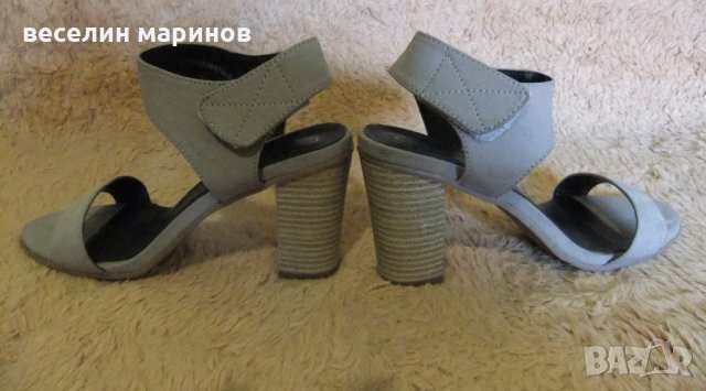 Продавам летни кожени дамски обувки, снимка 1 - Дамски обувки на ток - 32895661