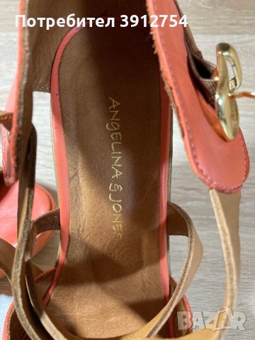 Дамски обувки на платформа, с каишки, 40 номер, сандали на платформа, естествена кожа, снимка 3 - Сандали - 43268195