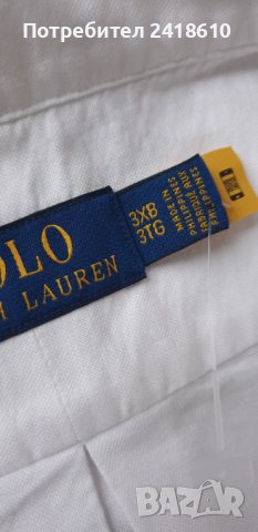 POLO Ralph Lauren Cotton  Mens Size 3XL ОРИГИНАЛ! НОВО! Мъжка Риза!, снимка 7 - Ризи - 43658834