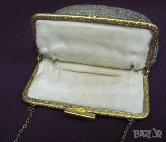 30-те Дамска Чанта с мъниста, снимка 4 - Антикварни и старинни предмети - 36891463