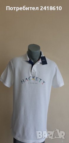 Hackett Pique Cotton Mens Size M НОВО! ОРИГИНАЛНА Тениска!, снимка 10 - Тениски - 40013332