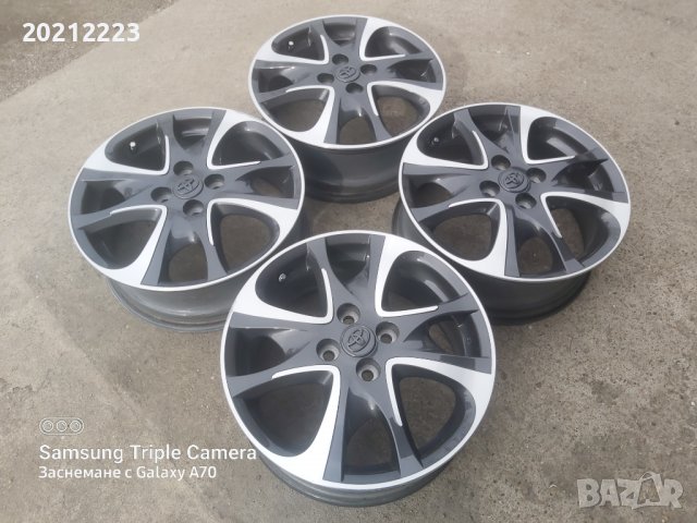 4 броя  алуминиеви джанти за Toyota Yaris-Hybrid  16, снимка 4 - Гуми и джанти - 38010176