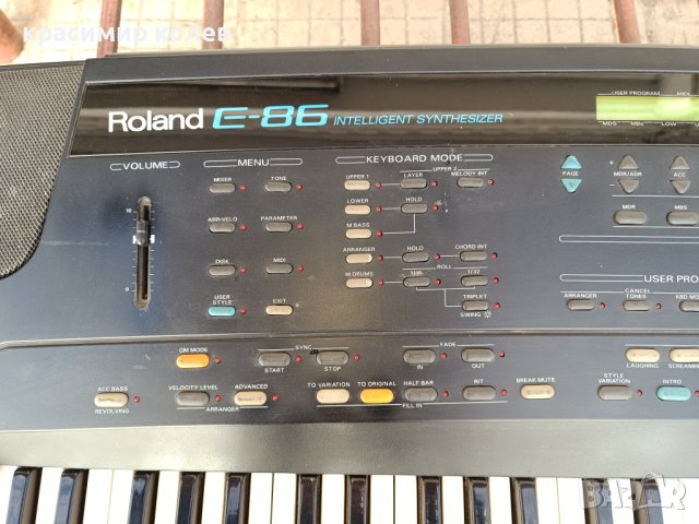 синтезатор "Roland e-86", снимка 8 - Синтезатори - 44117708