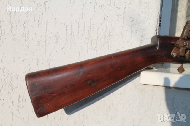 Кремъчна пушка Османска империя ,дамаскова цев, снимка 2 - Антикварни и старинни предмети - 38806851