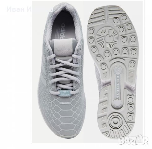маратонки Adidas ZX Flux TechFit – Gray Scale  номер 43, снимка 7 - Маратонки - 32877410